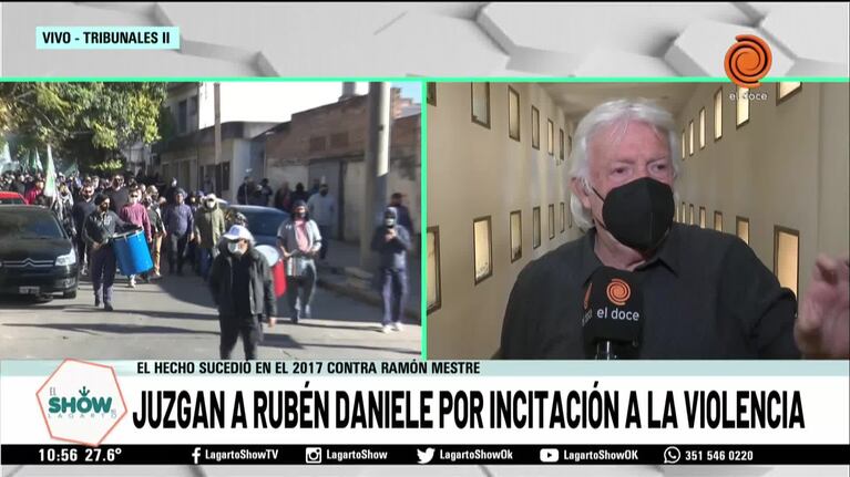 Inició el juicio contra Rubén Daniele