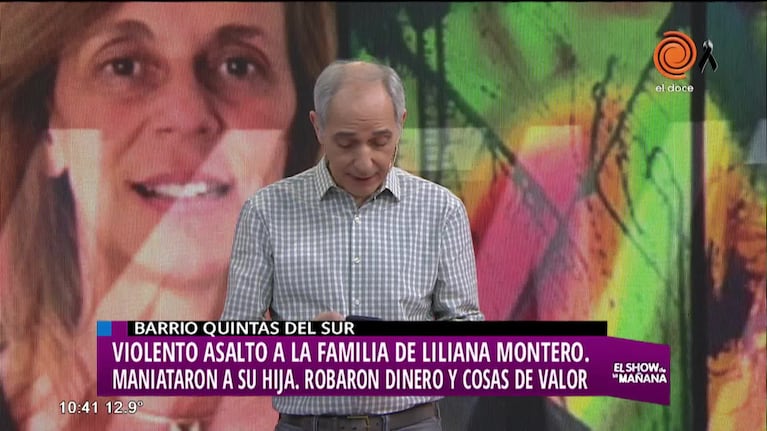 Robaron en la casa de Liliana Montero