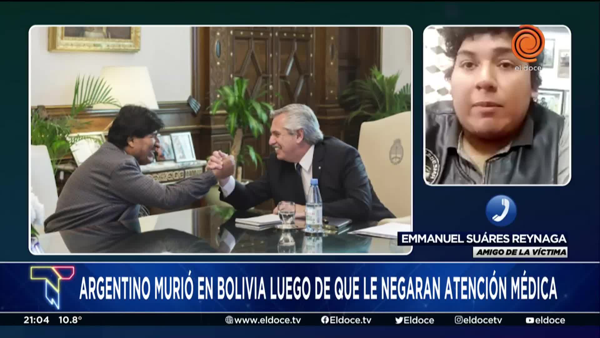 Un amigo del argentino muerto en Bolivia cuestionó a Fernández y Evo Morales