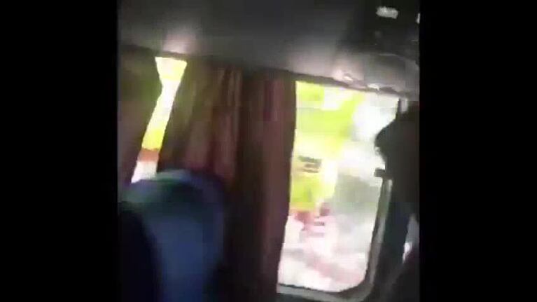 El ataque al micro de Boca desde adentro