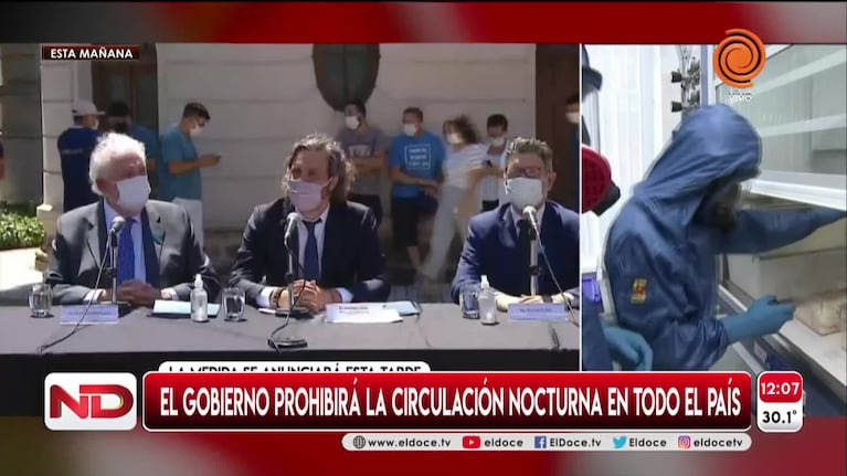 Cafiero: "Hubo acuerdo con los gobernadores para restringir la circulación"