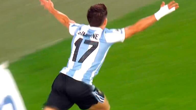 Golazo de Giuliano Simeone para el 4 a 1 de Argentina ante Brasil