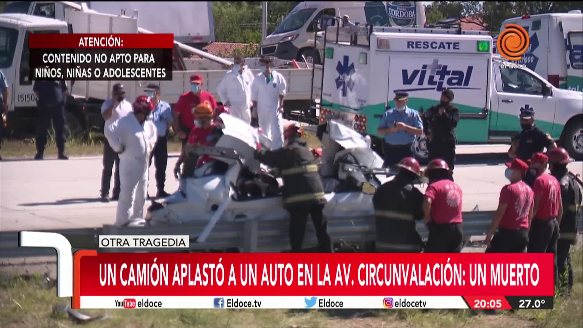 Fatal choque dejó un muerto en Circunvalación: testigos contaron qué vieron