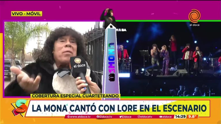 La Mona dio detalles sobre el final anticipado de su show 