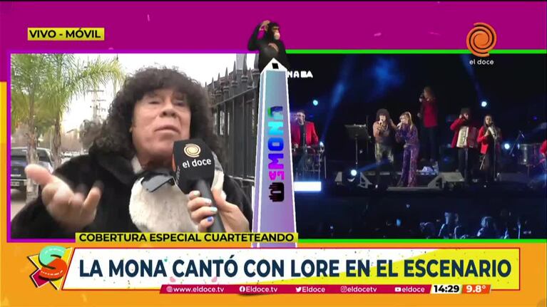 La Mona dio detalles sobre el final anticipado de su show