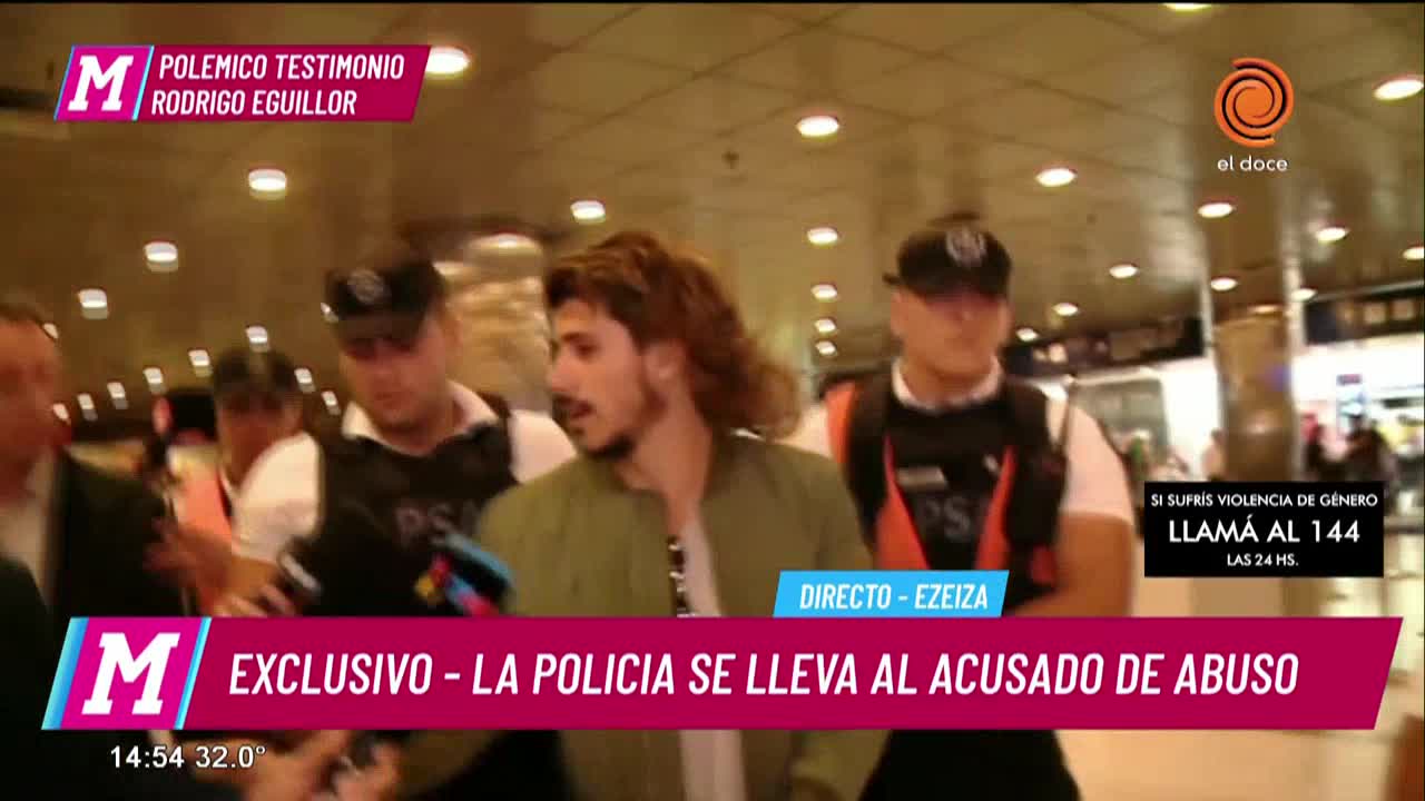 Así se llevó la policía al hijo de la fiscal