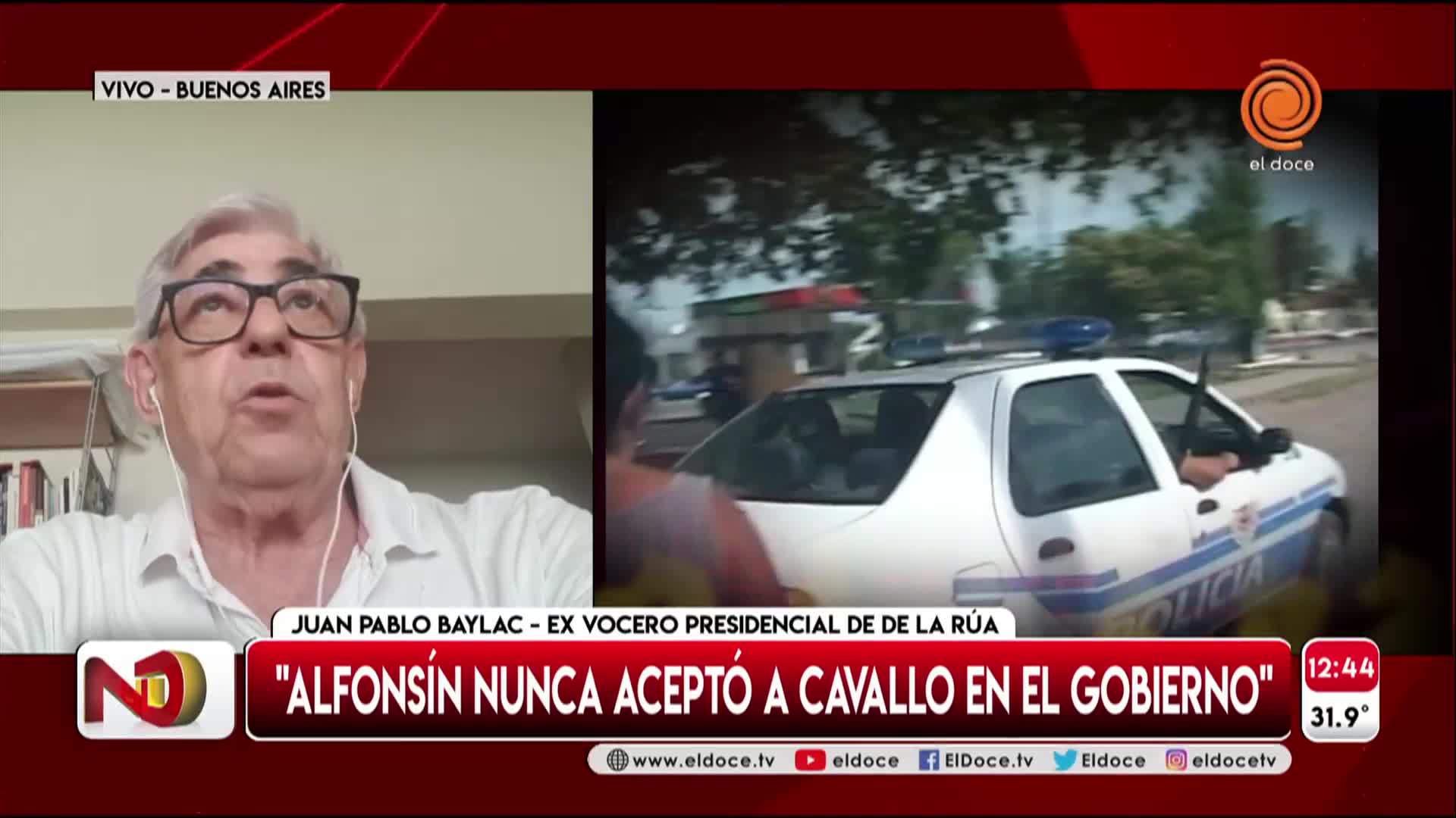 Cómo fue la caída de De la Rúa, según su exvocero