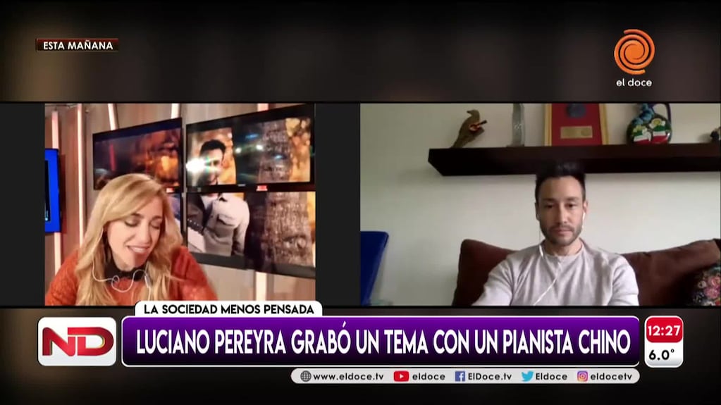 Luciano Pereyra: "Estoy haciendo la cuarentena con mi novia"