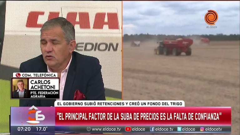 Retenciones y fondo del trigo: “El ataque a la inflación solo con el pan no alcanza”