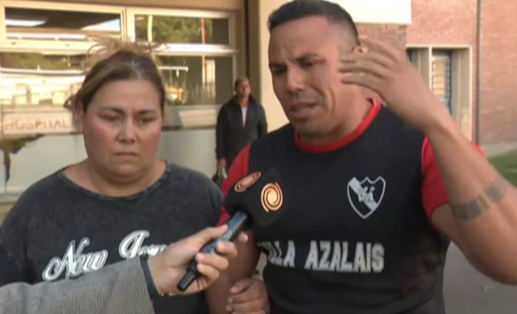 Hablaron los padres de la nena que está grave tras el derrumbe del techo del polideportivo