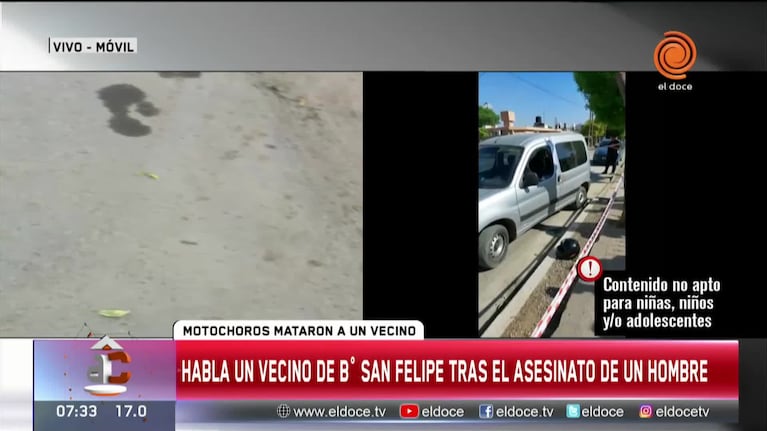 Motochoros mataron a un hombre tras robarle una moto