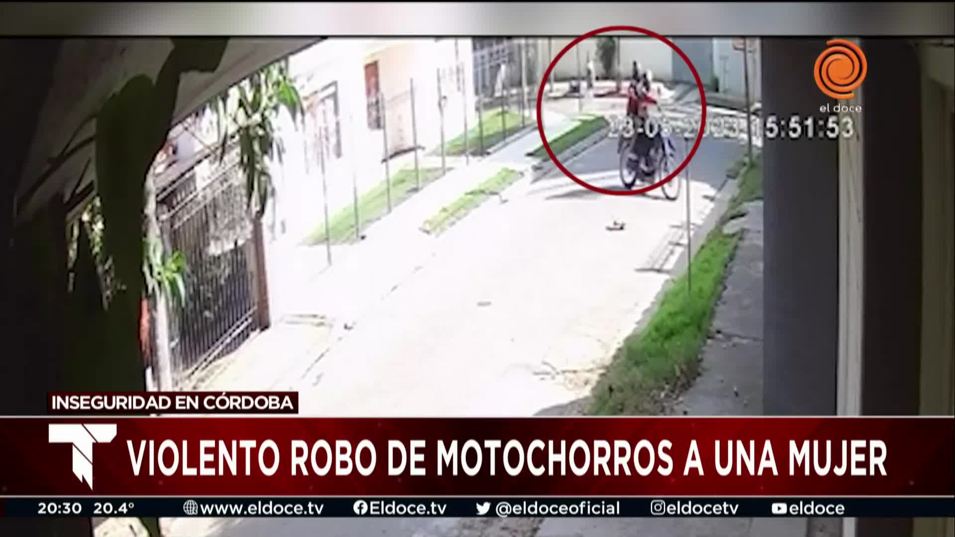 Una mujer fue arrastrada y golpeada por motochoros: "Me llevaron todo"