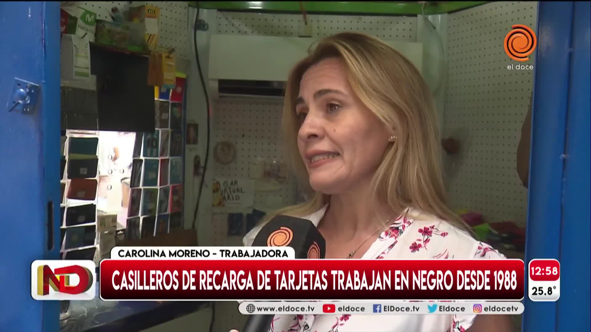 Trabajadores de casillas de recarga de tarjetas exigen mejores condiciones