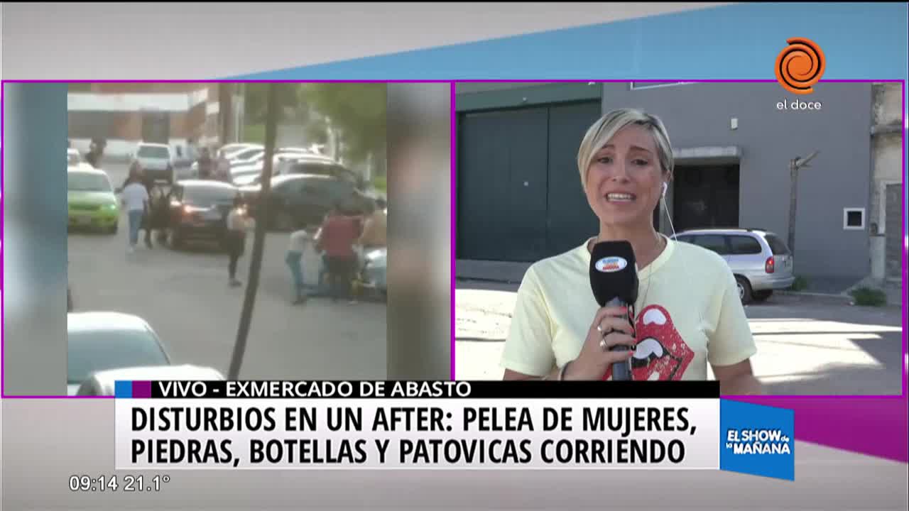 Batalla campal en el Abasto