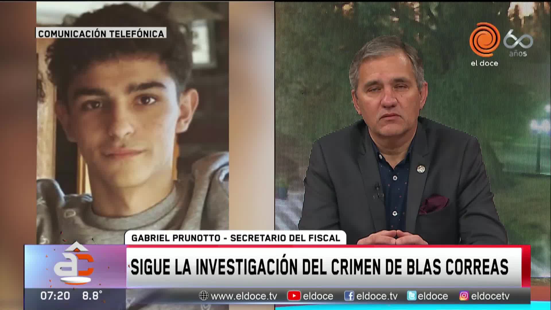 Confirmado: la bala que mató a Blas Correas salió del arma del policía Lucas Gómez