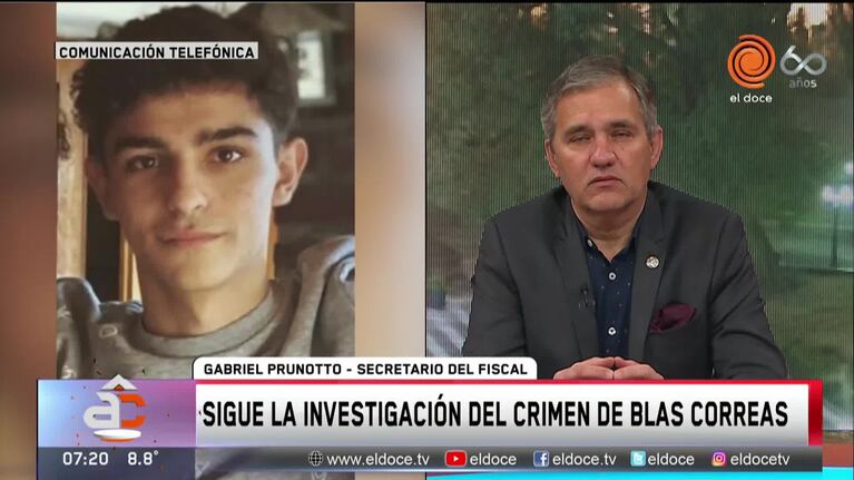 Confirmado: la bala que mató a Blas Correas salió del arma del policía Lucas Gómez
