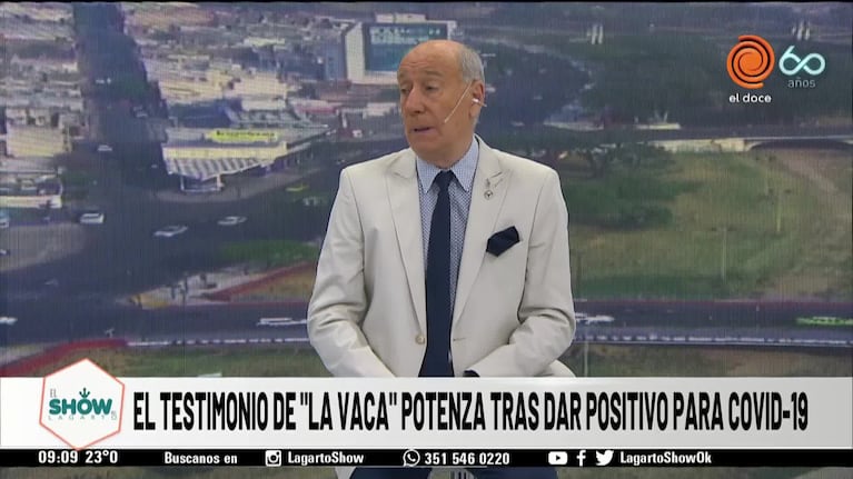 La Vaca Potenza contó cómo pasó el coronavirus