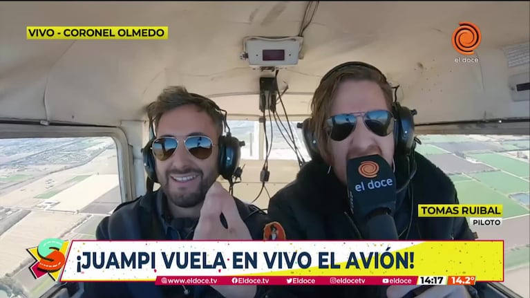 Seguimos: la experiencia de pilotear en vivo un avión