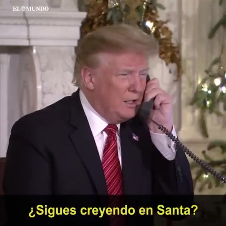 El papelón de Donald Trump en las llamadas de navidad