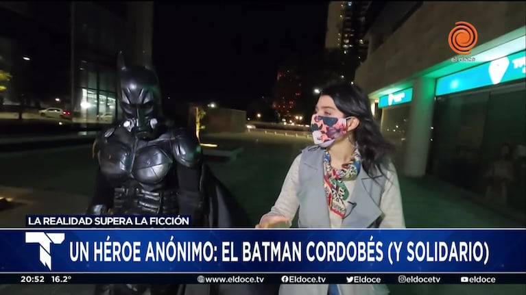 El Batman solidario que revoluciona Córdoba