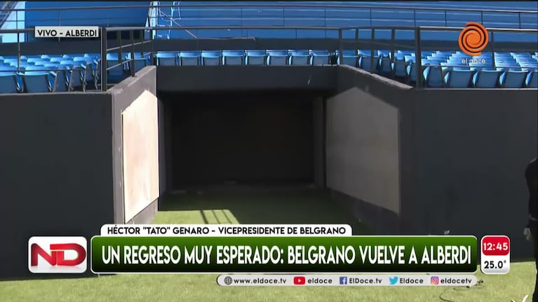 Los detalles de la remodelación del estadio de Belgrano
