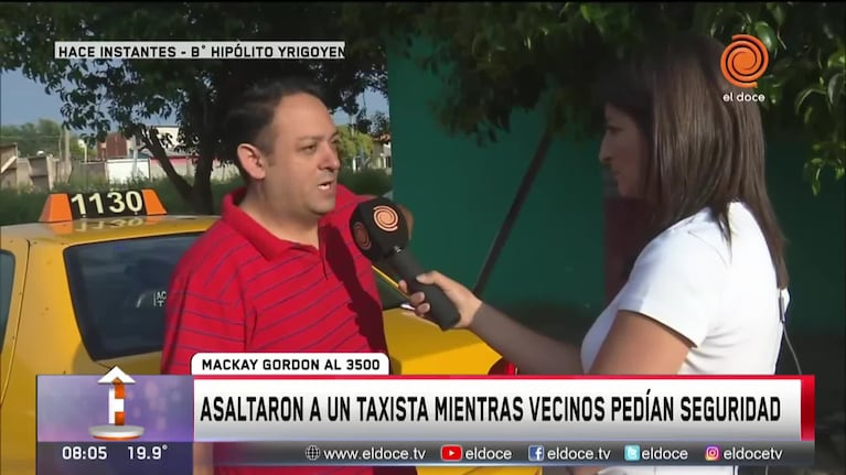 El dramático testimonio de un taxista robado