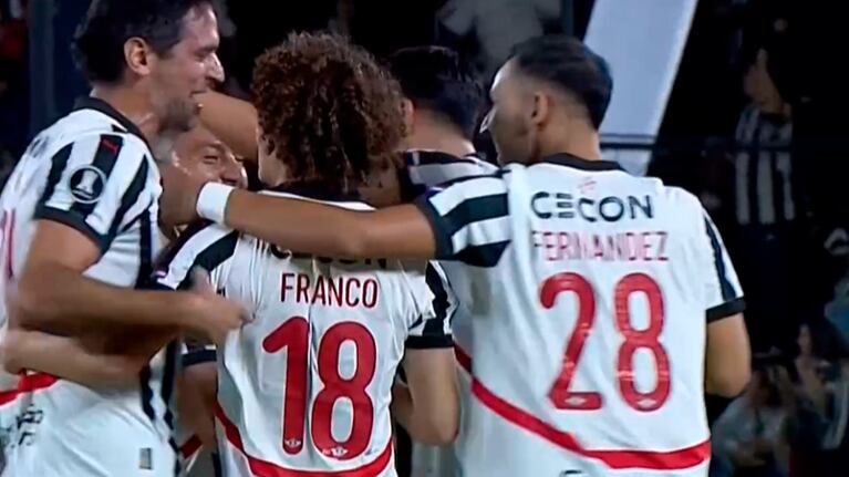 Gol de Iván Franco y el 1 a 0 de Libertad sobre Talleres en Asunción