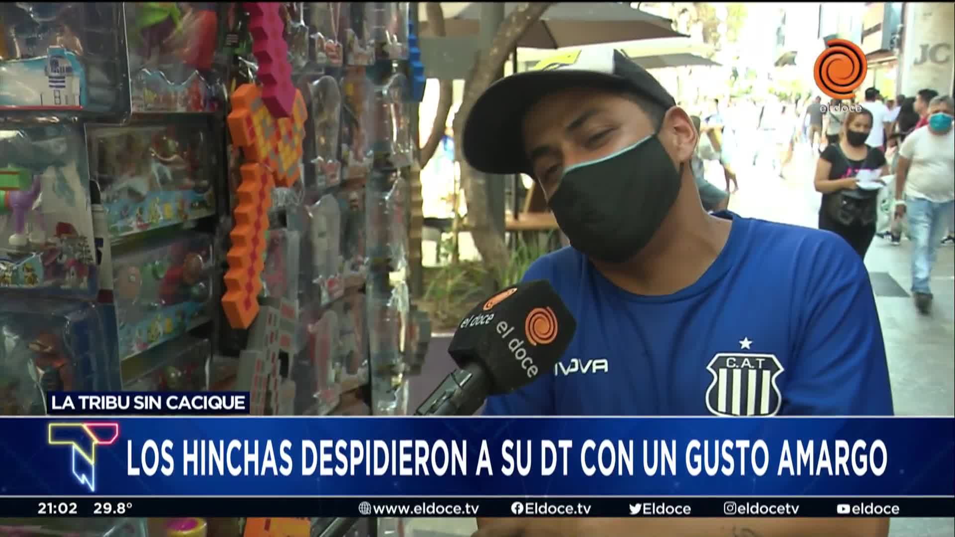 "Gracias Cacique": los hinchas de Talleres despidieron a Medina