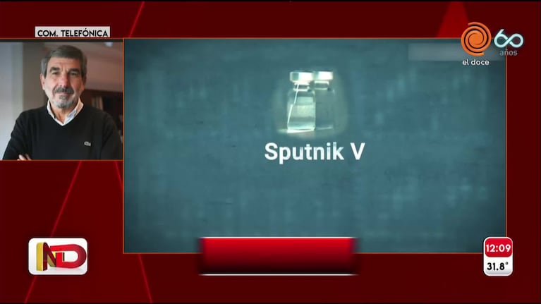 El ministro Salvarezza, con El Doce: "La aprobación de la Sputnik V es inminente"