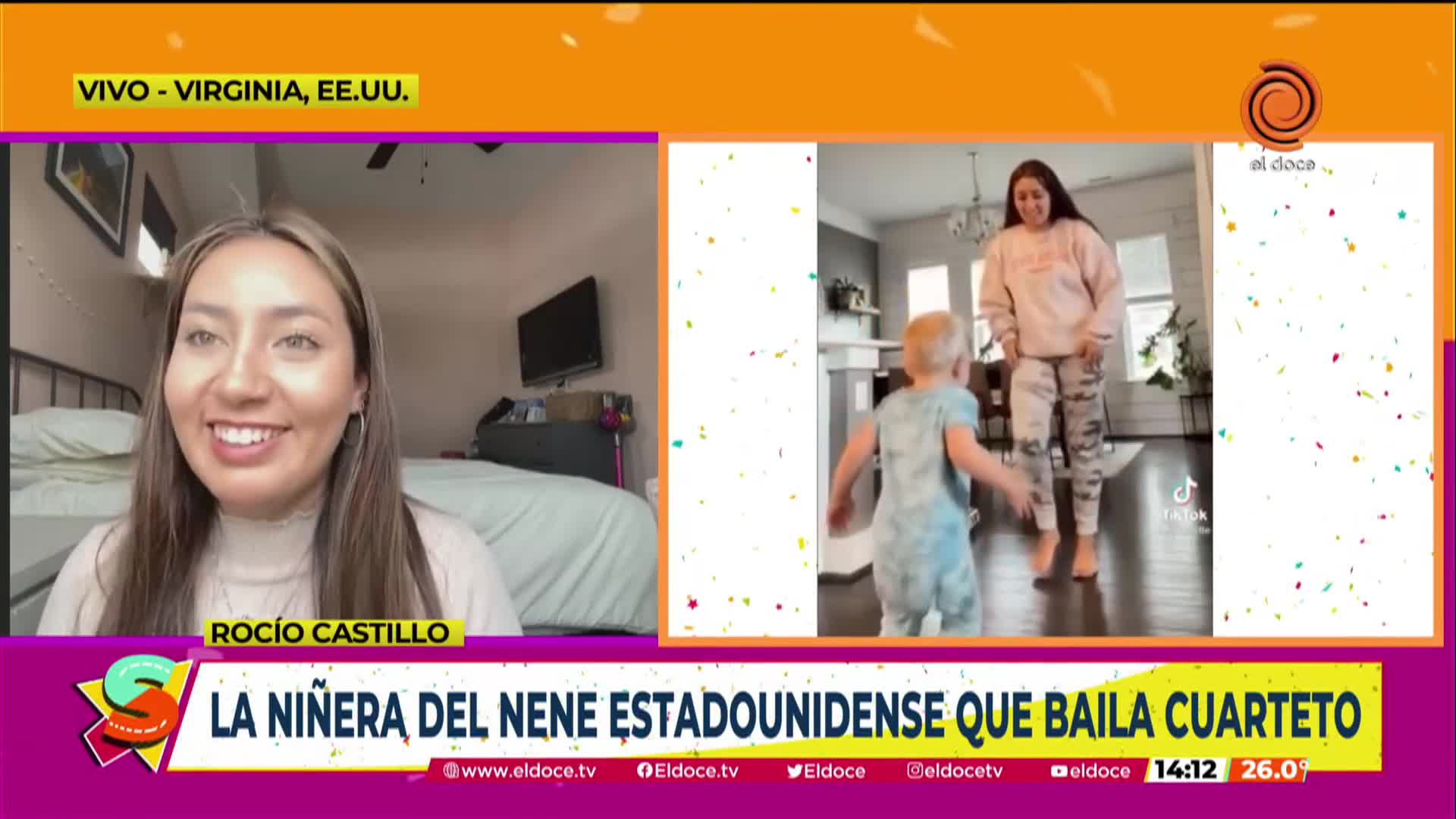 La cordobesa que baila cuarteto con un nene estadounidense