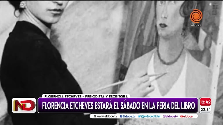 Florencia Etcheves presentará su libro La cocinera de Frida en la Feria del Libro