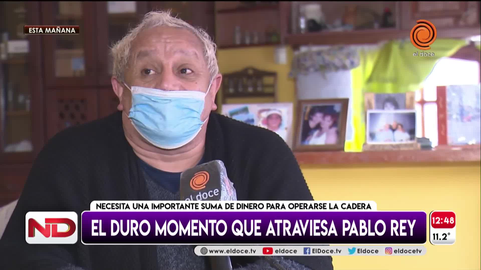 Pablo Rey necesita ayuda para una costosa y urgente operación