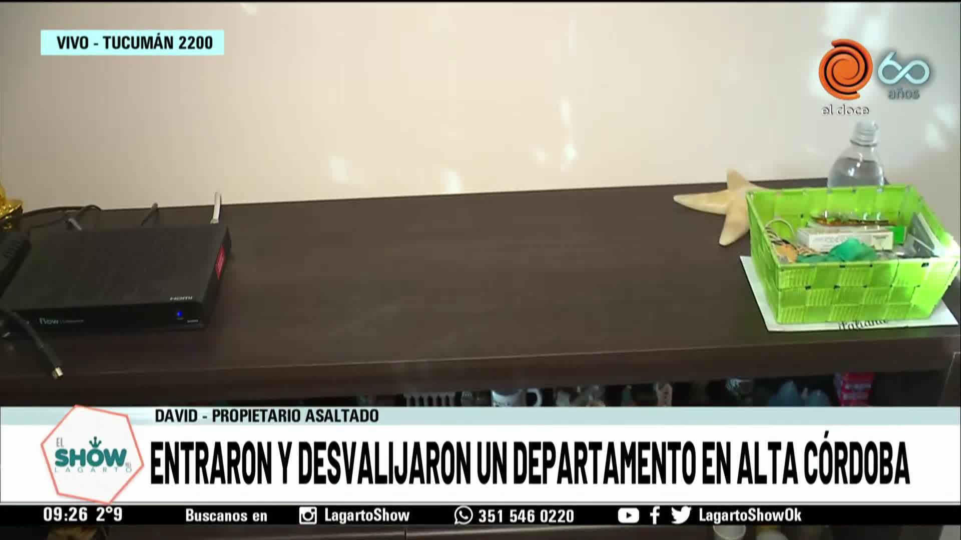 Forzaron las rejas y vaciaron un departamento