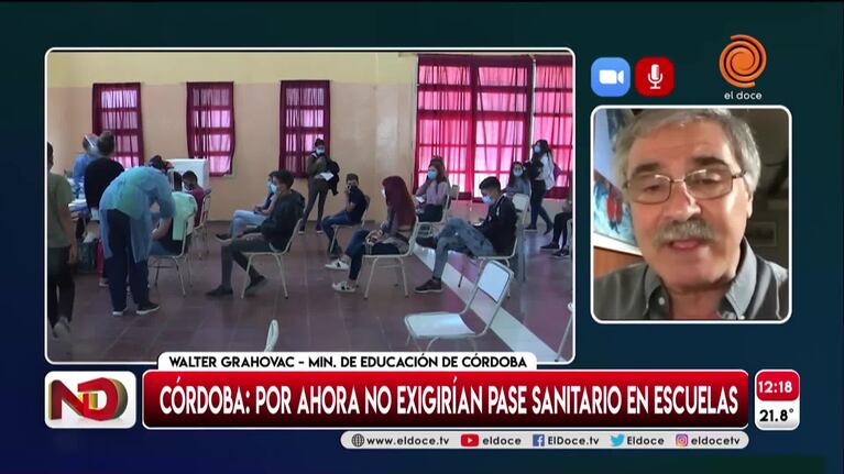 Inicio de clases 2022: "No estamos pensando en un pase sanitario”