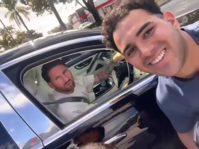 Cordobeses consiguieron una foto con Messi en Miami