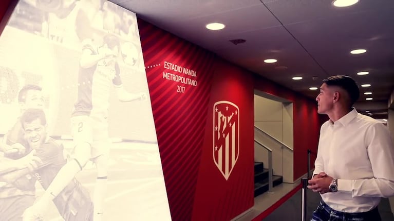 Nahuel Molina habló de su llegada al Atlético