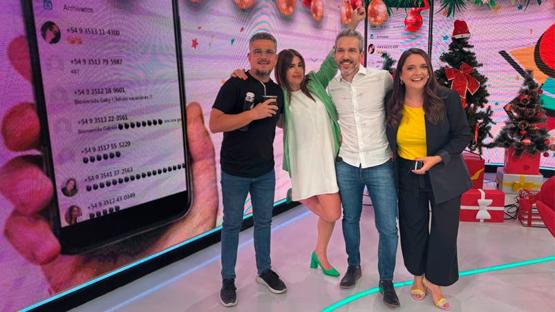 Gabriela Tessio tuvo su bienvenida en Seguimos en El Doce