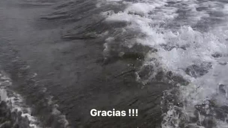 Cristian Castro hizo esquí acuático en Carlos Paz