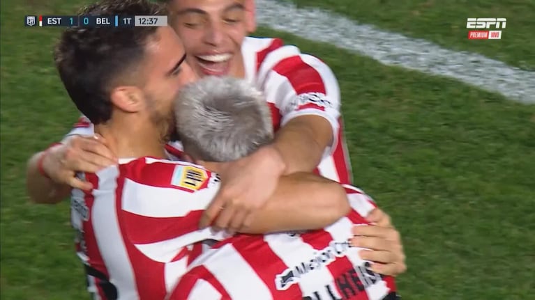 Losada, en contra, el gol de Estudiantes de La Plata