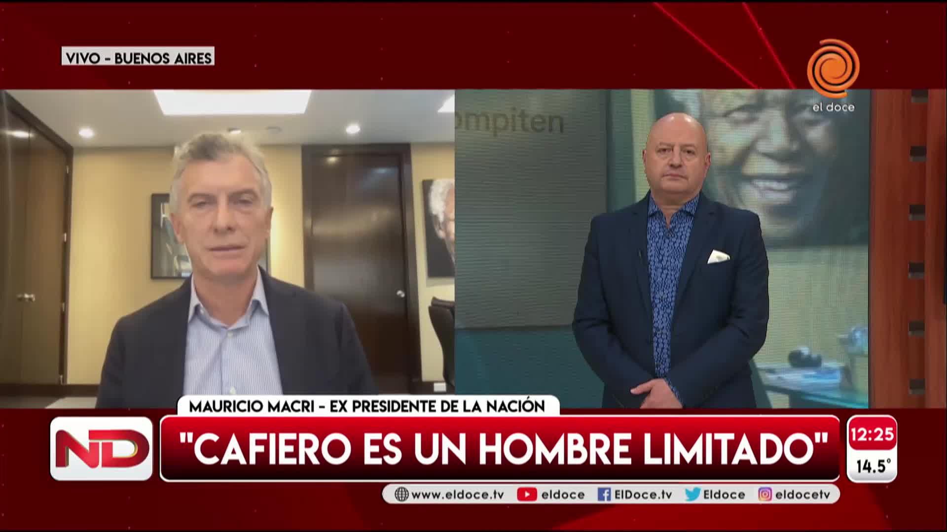 Macri le respondió a Cafiero: “Es un hombre limitado”