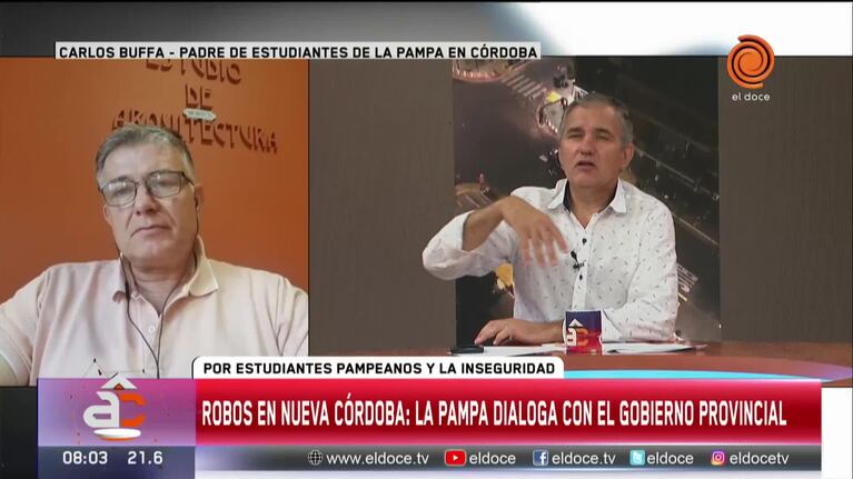 Estudiantes pampeanos exigen mayor seguridad en Nueva Córdoba