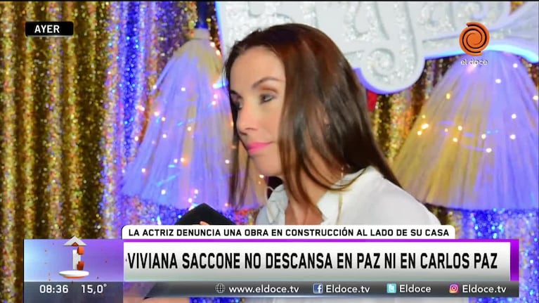 El enojo de Viviana Saccone en Carlos Paz