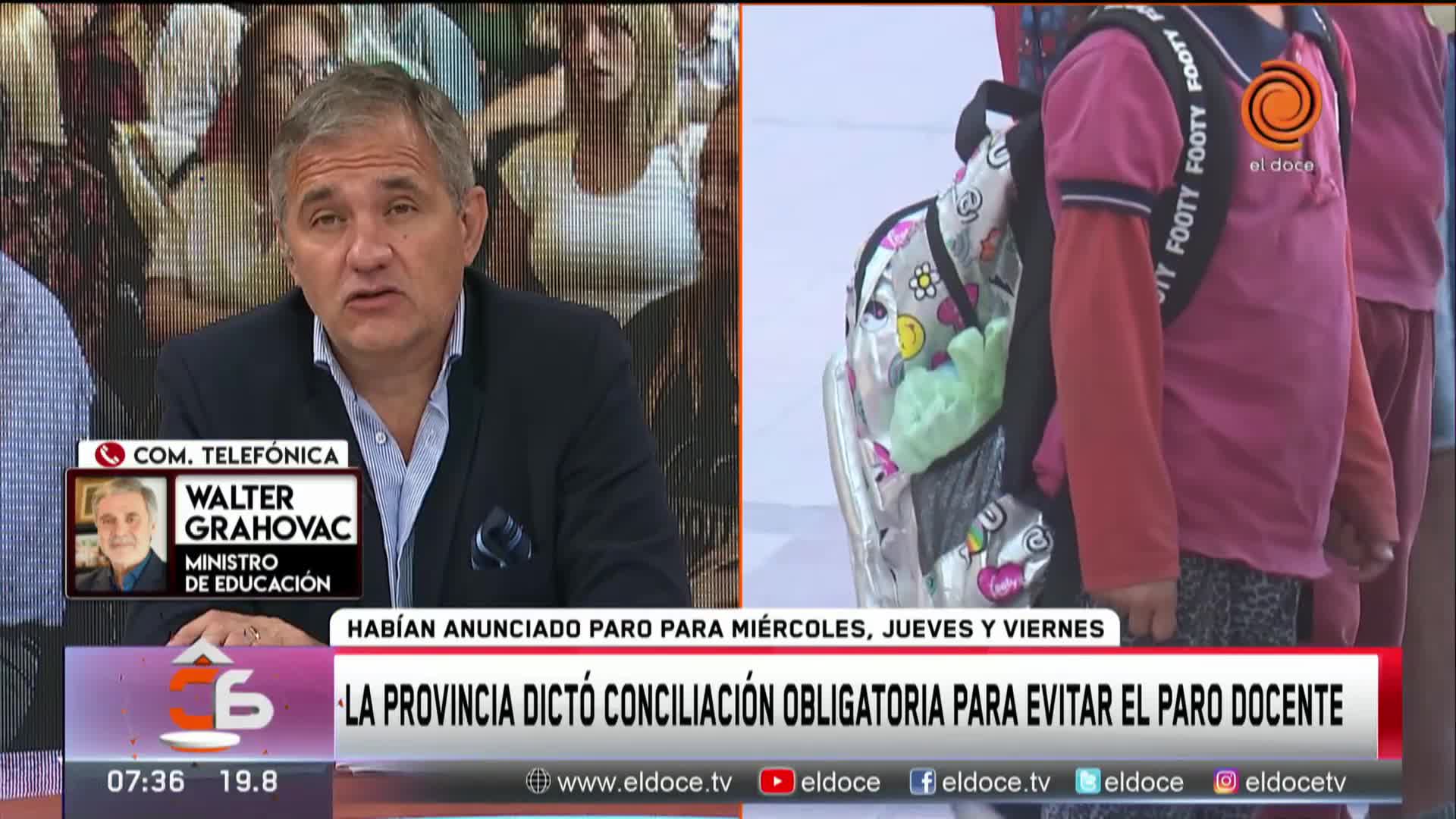 Conciliación obligatoria para los docentes: Grahovac insistió en encontrar “una salida”