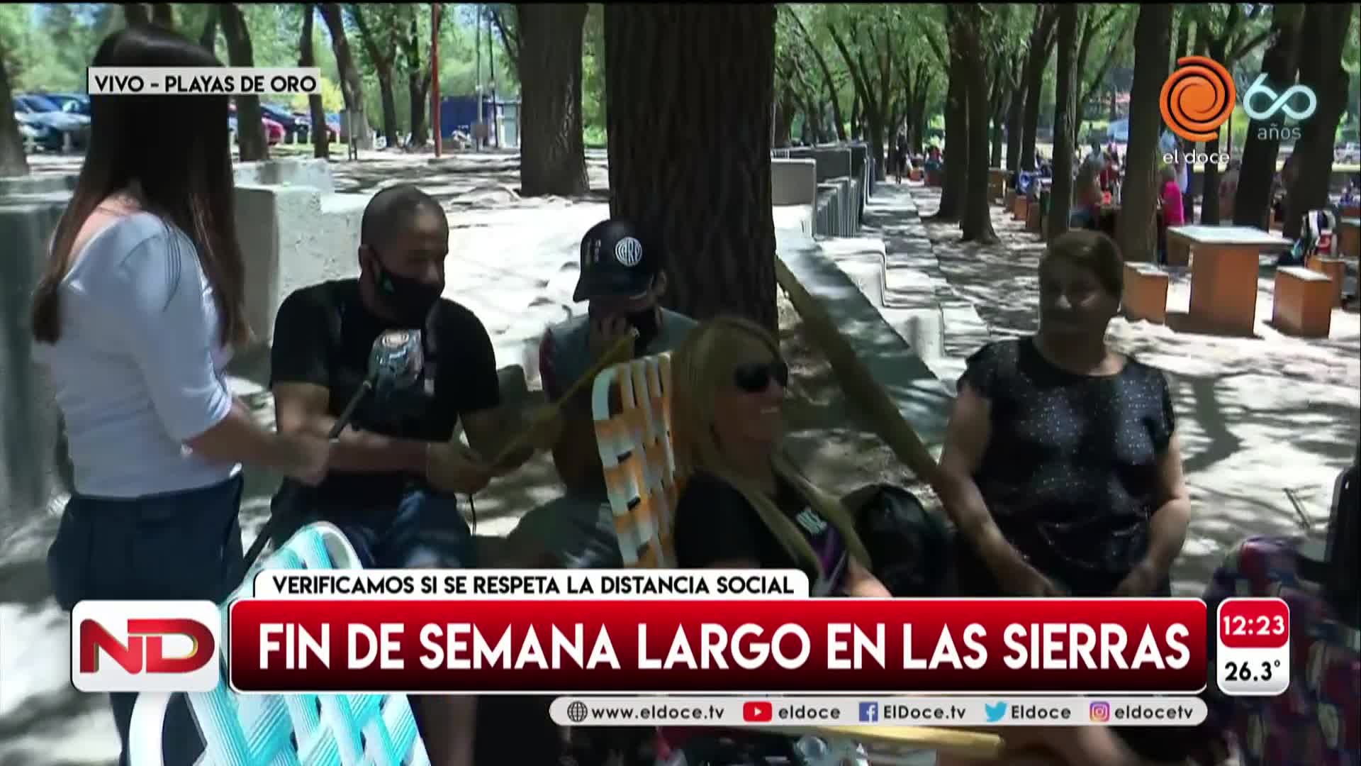 Camilo Nicolás "midió distancia social" en Playas de Oro