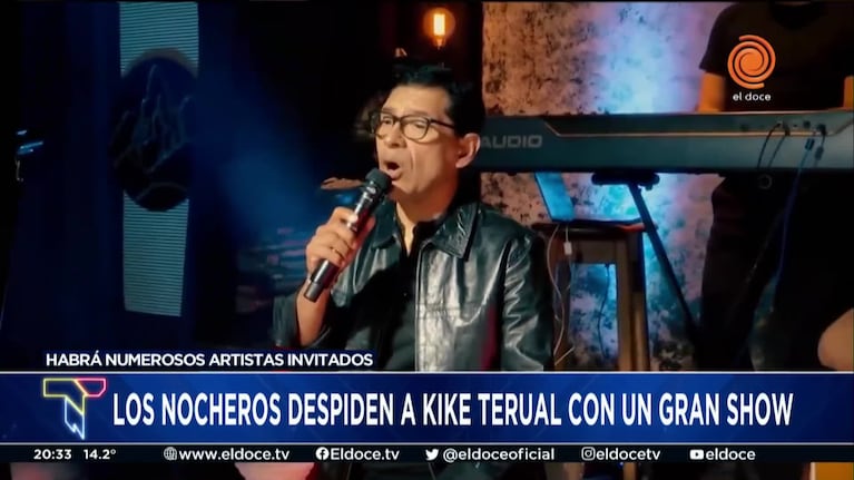 El Doce con Kike Teruel en su despedida de Los Nocheros: "Mi sueño está cumplido"