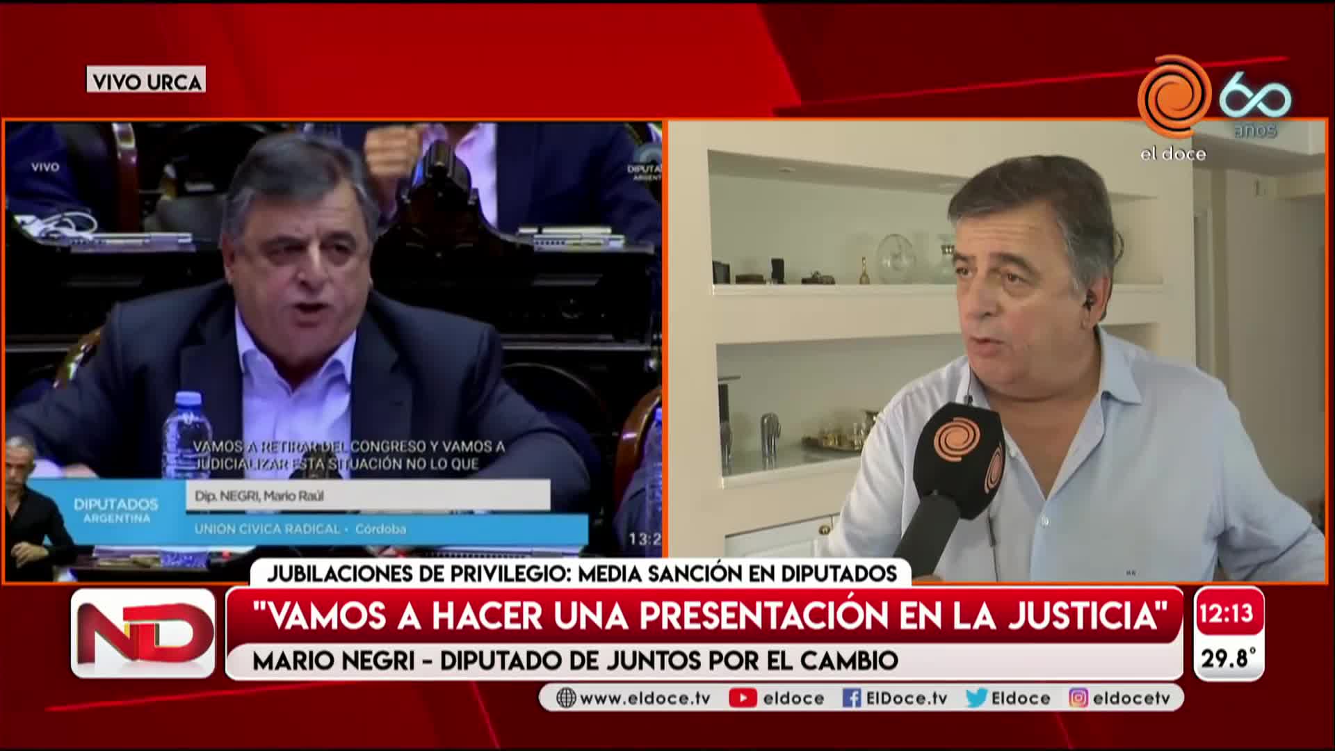 Negri: "No sabemos si Scioli es un embajador o un diputado trucho"