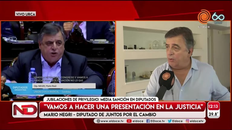 Negri: "No sabemos si Scioli es un embajador o un diputado trucho"