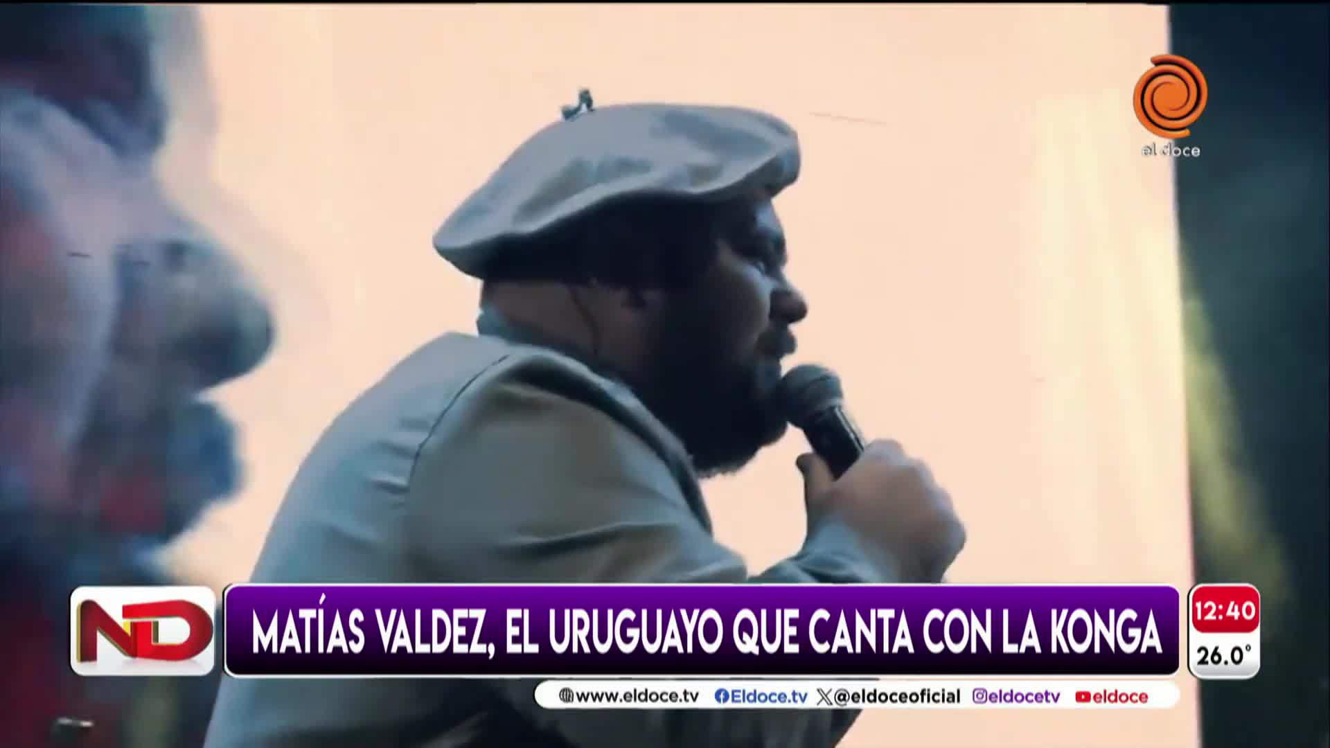 El agradecimiento de Matías Valdez a La Konga