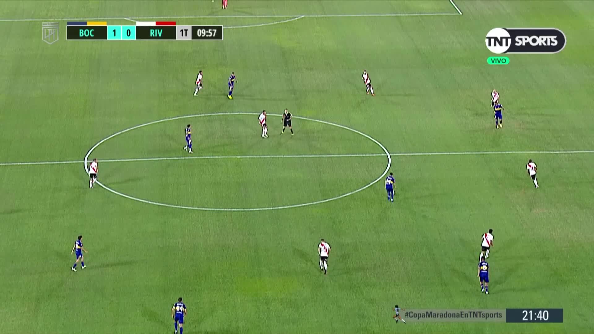 Wanchope Ábila le dio el 1-0 a Boca ante River