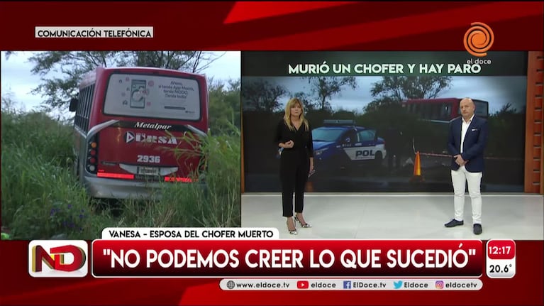 Habló la esposa del chofer de Ersa fallecido: las dudas